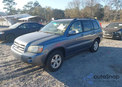 2006 Toyota Highlander from USA, damaged, VIN JTEGD21A660139673